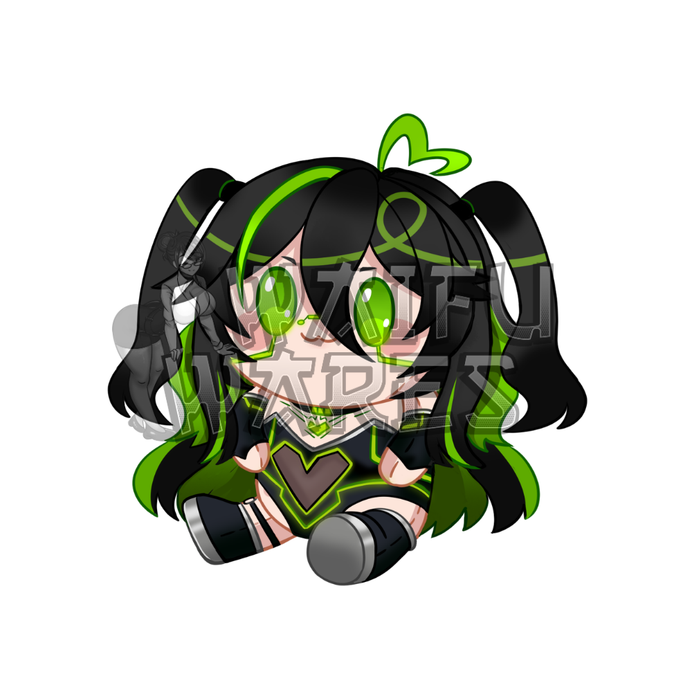 nocturnalnerves Keychain (3")