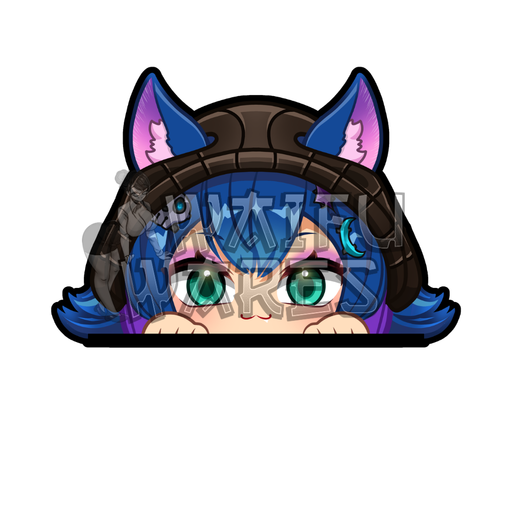 Nyakubs Peeper Sticker (6inch)
