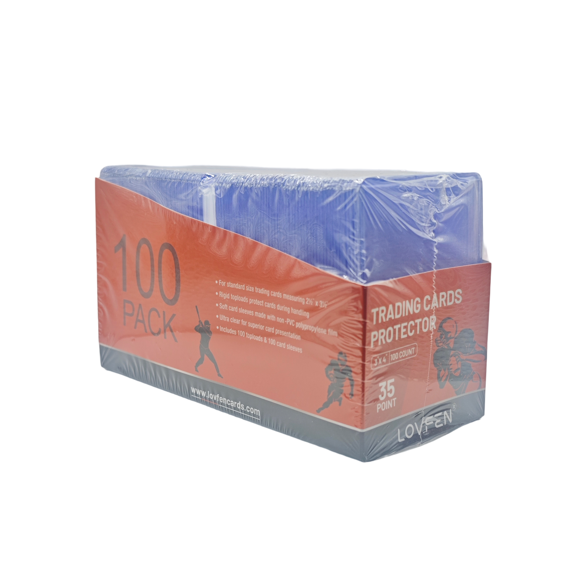 Waifu Wars TCG 100 Top Loaders and Transparent Sleeves