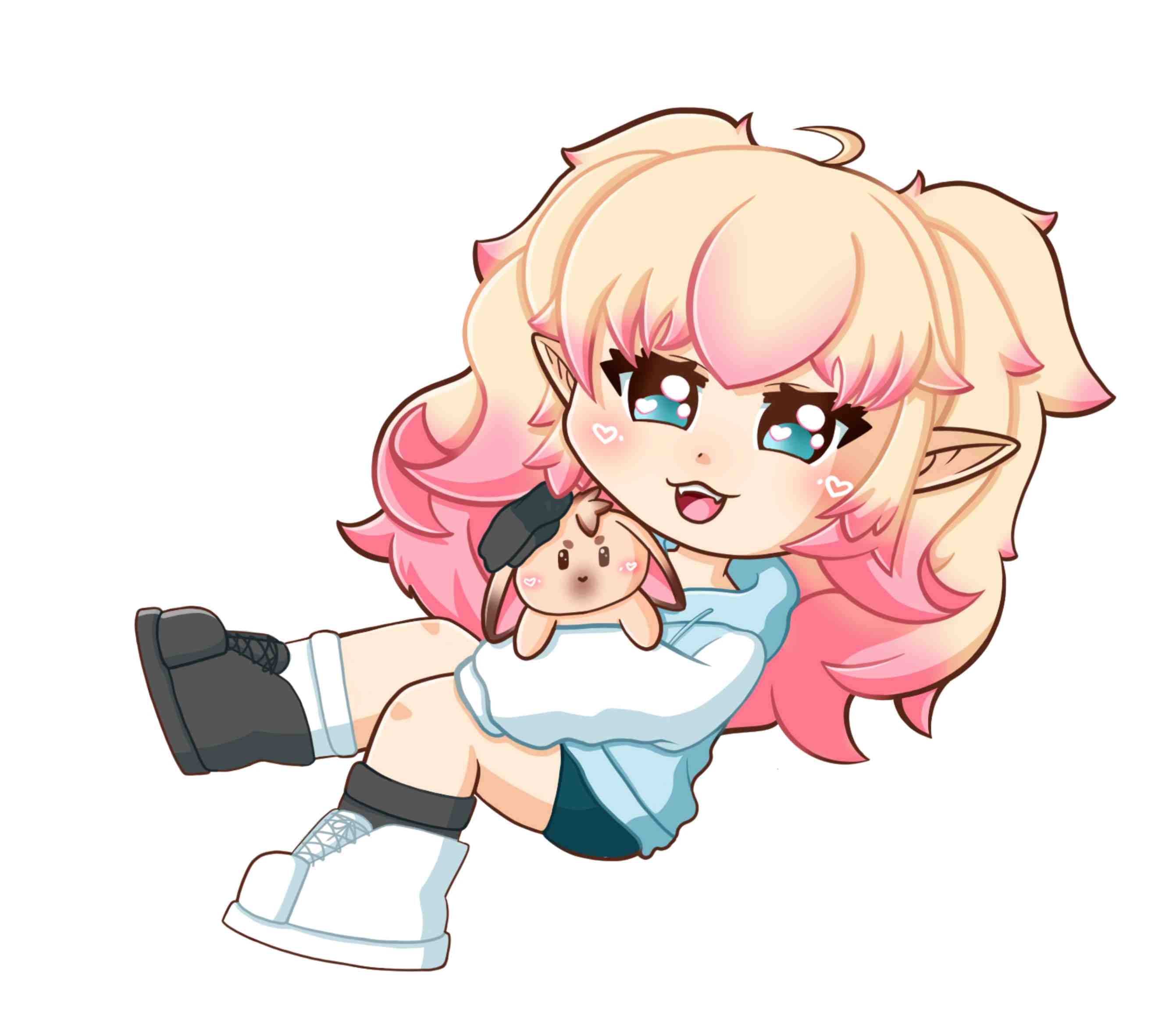 HunnyBunee Keychain (3")