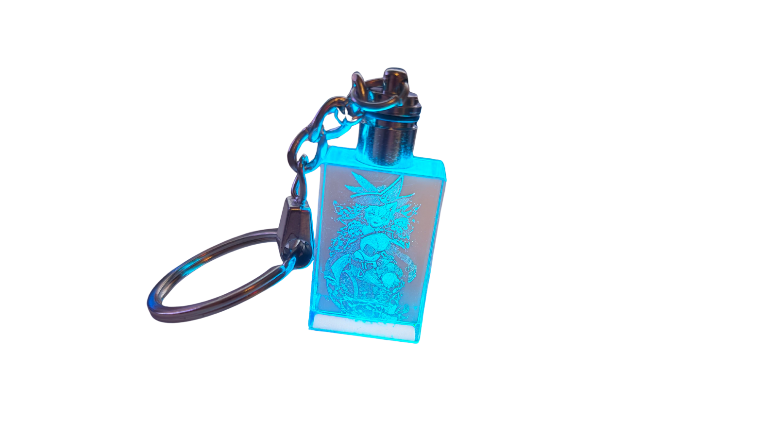 Captain Dandy Floss Waifu Crystal LED Keychain