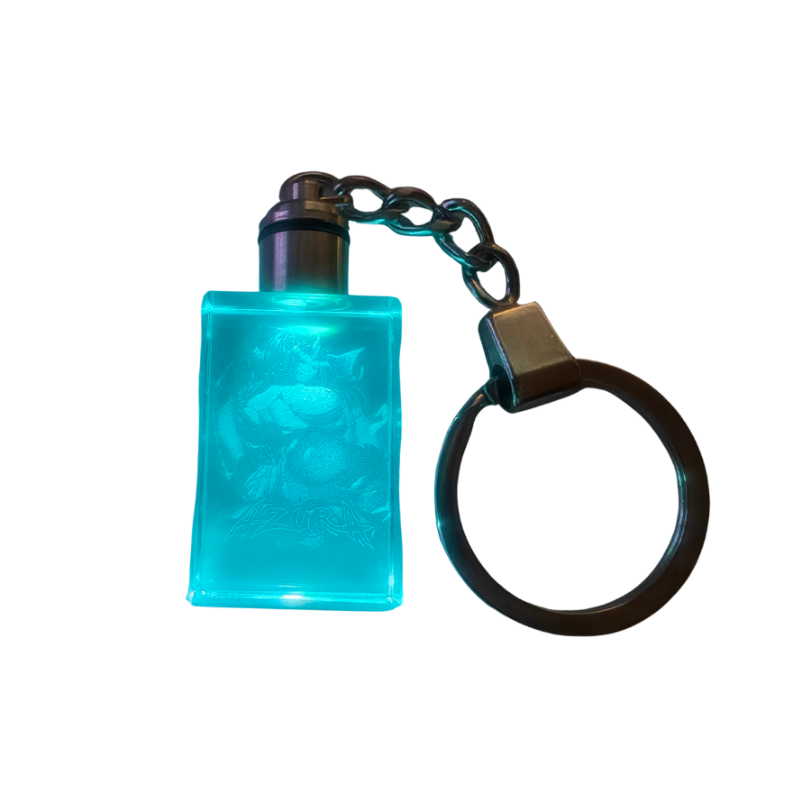 Azura The Azure Dragon Oshi Crystal LED Keychain
