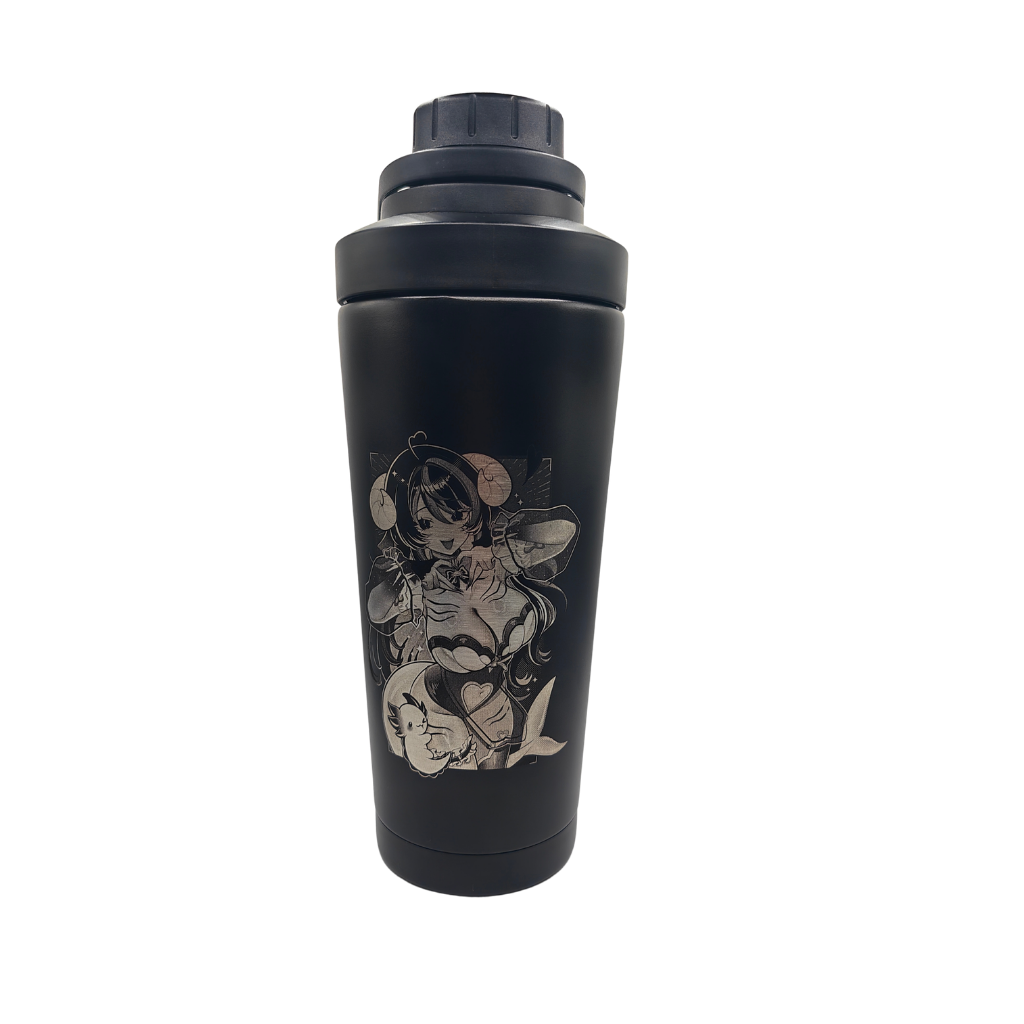 Waifu Wares PeachesBelu Metal Shaker