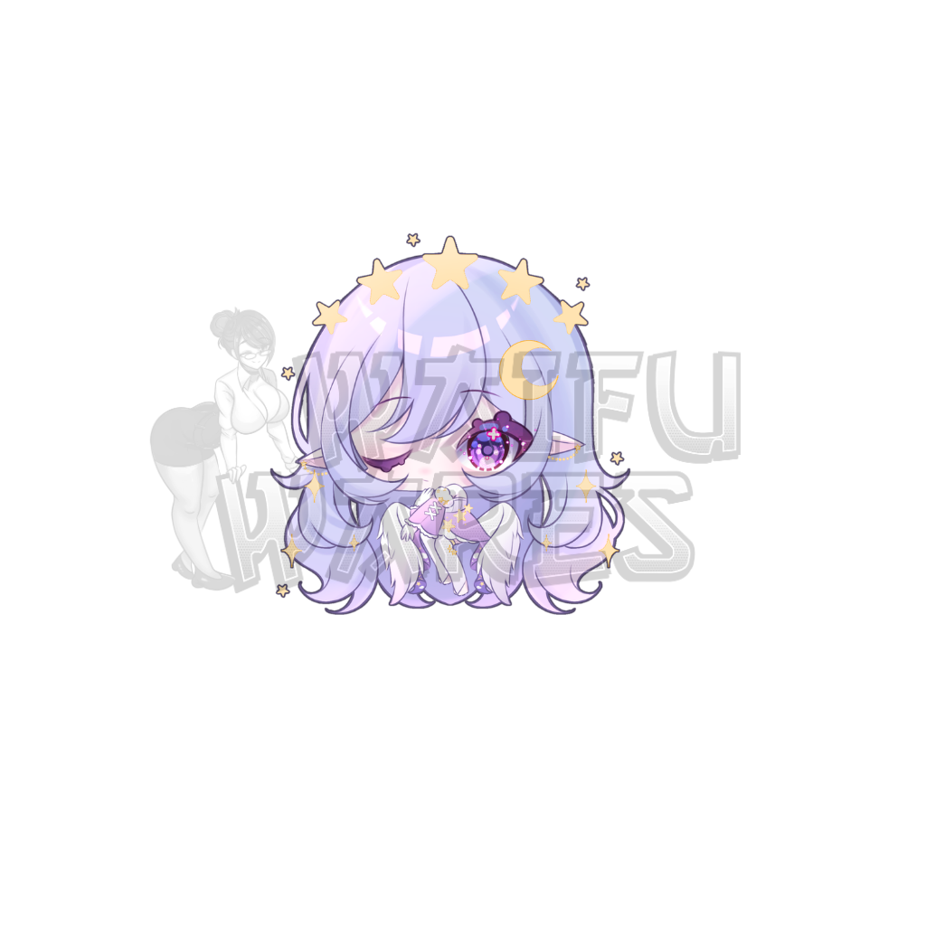 Glossyara Keychain (3")