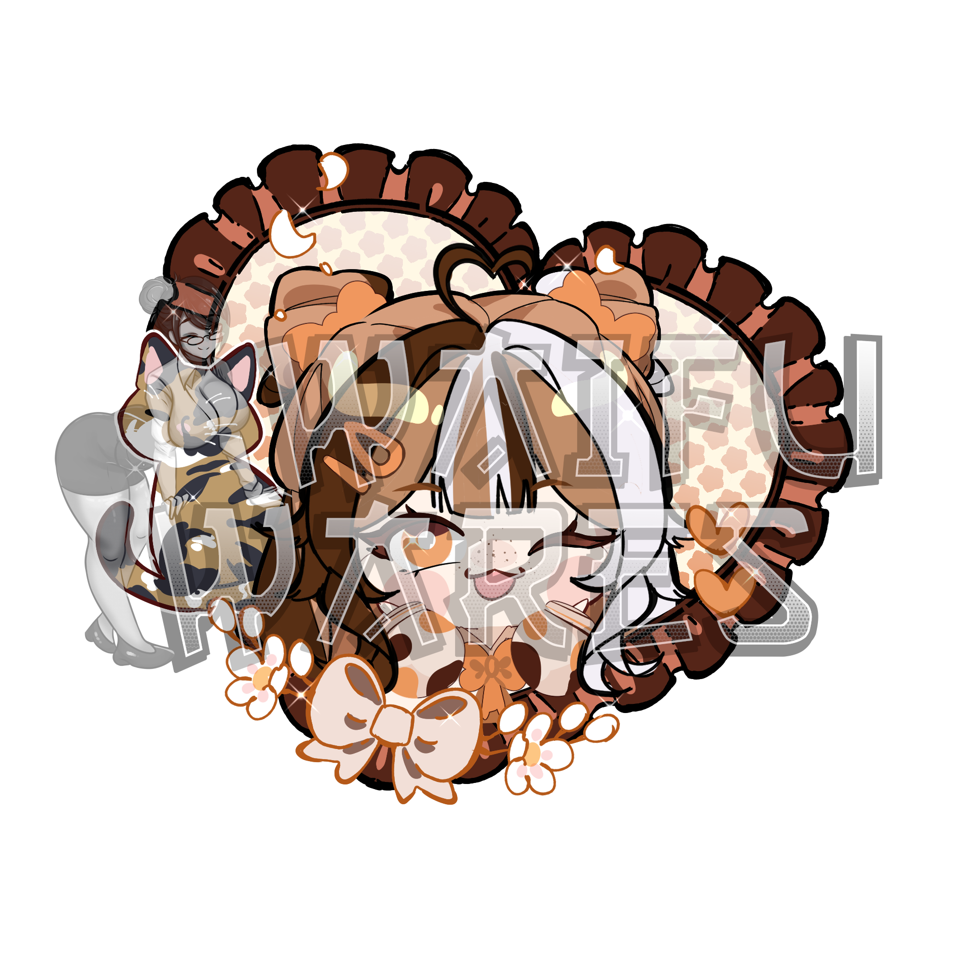 TheCosyCalico Keychain (3") (Pre-order)