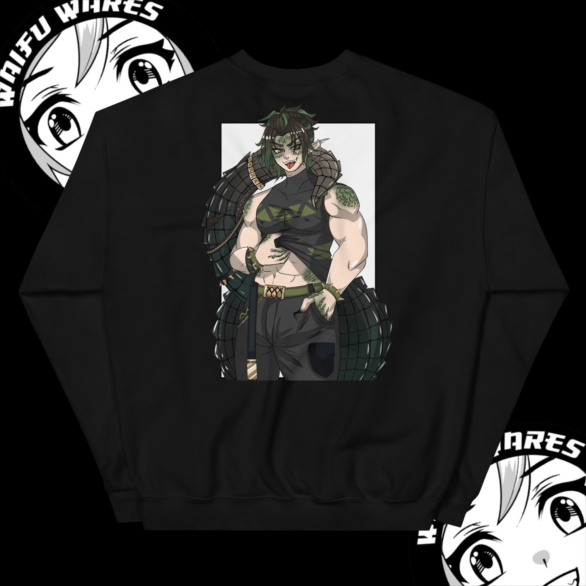 Waifu Wares Ivo Deinosuchus Unisex Sweatshirt