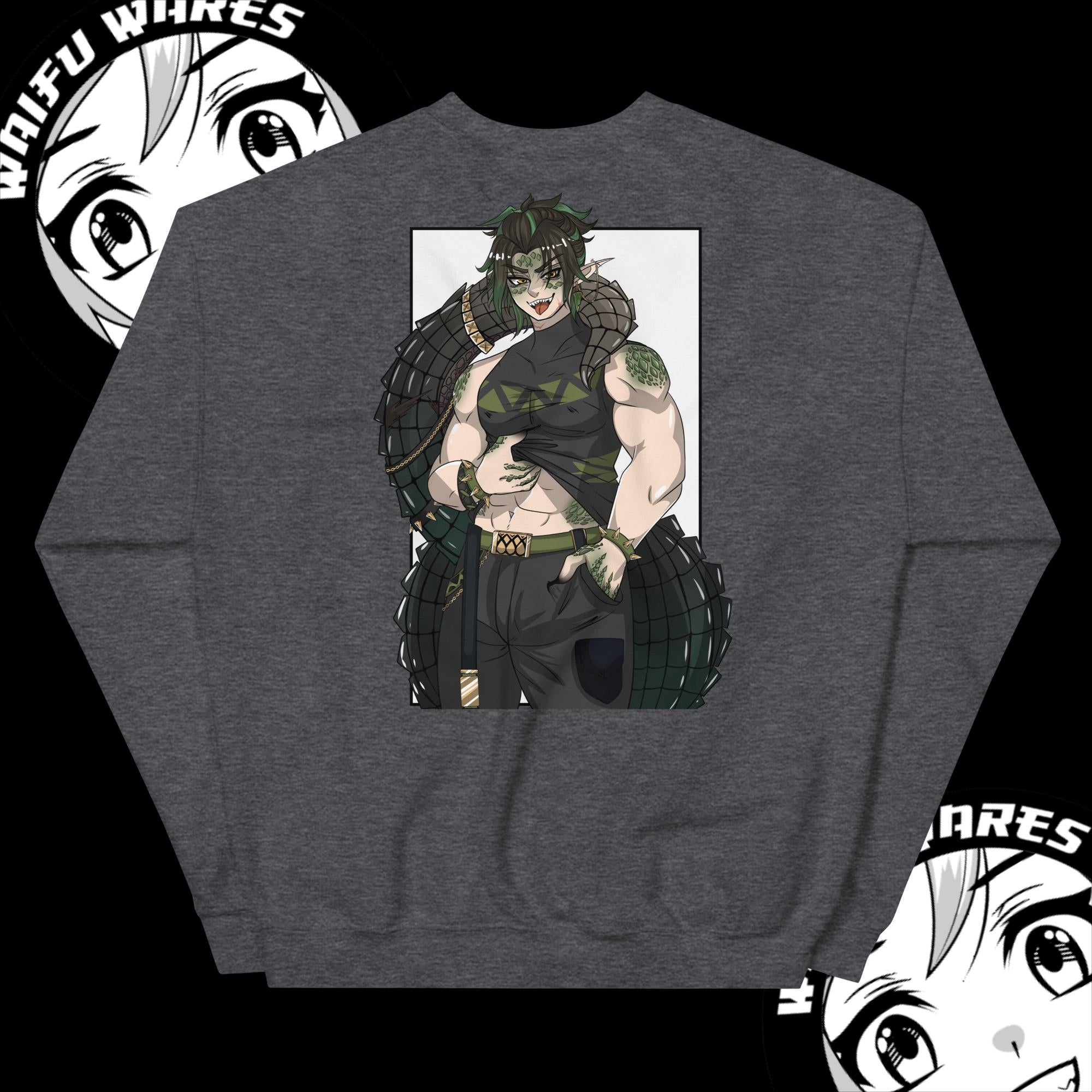 Waifu Wares Ivo Deinosuchus Unisex Sweatshirt