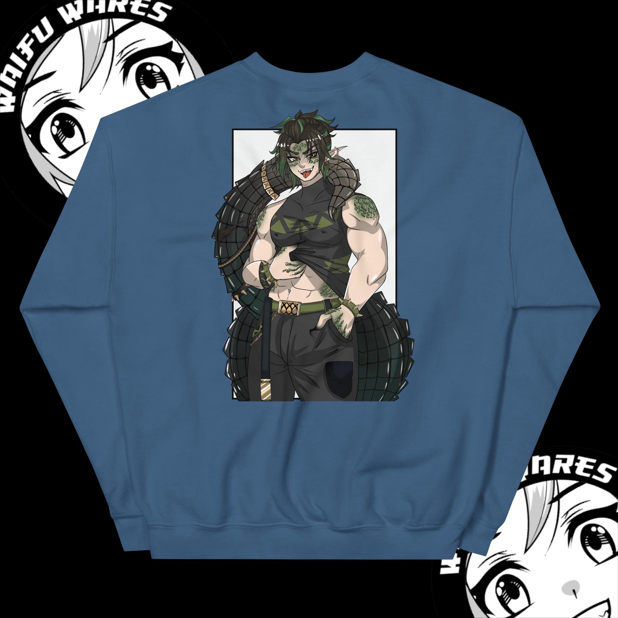 Waifu Wares Ivo Deinosuchus Unisex Sweatshirt