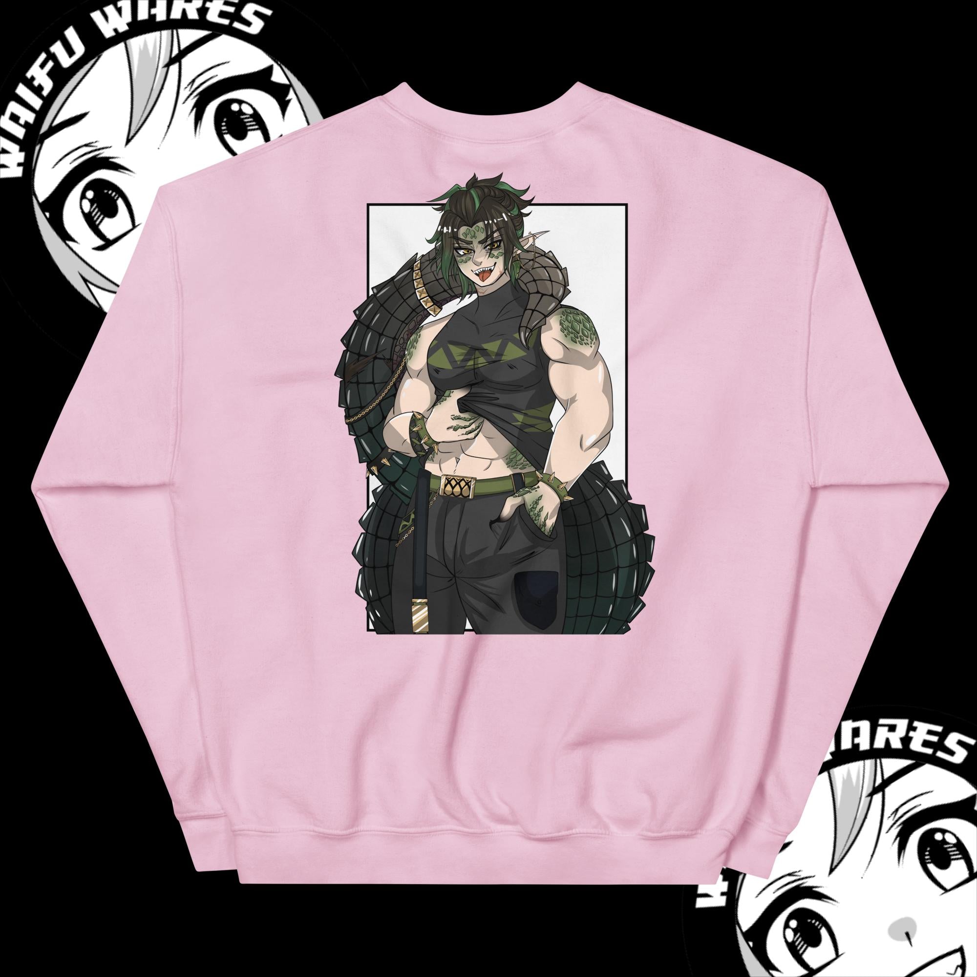 Waifu Wares Ivo Deinosuchus Unisex Sweatshirt
