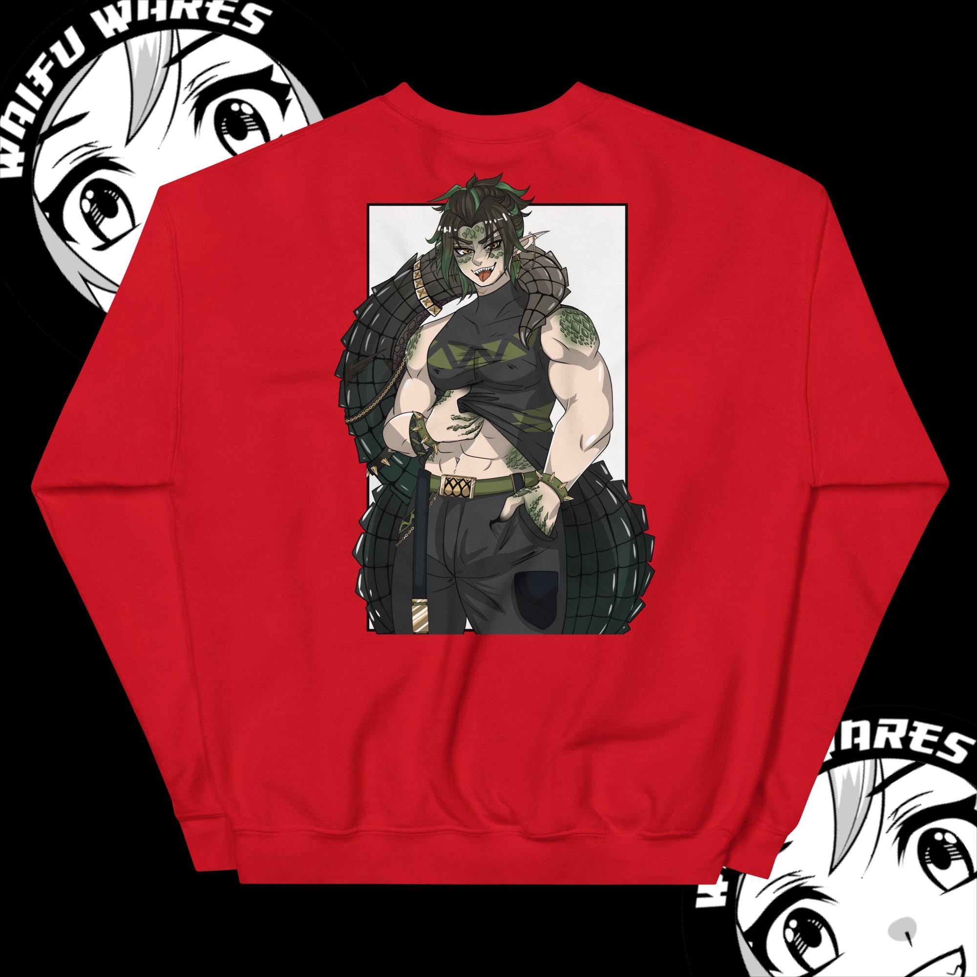 Waifu Wares Ivo Deinosuchus Unisex Sweatshirt