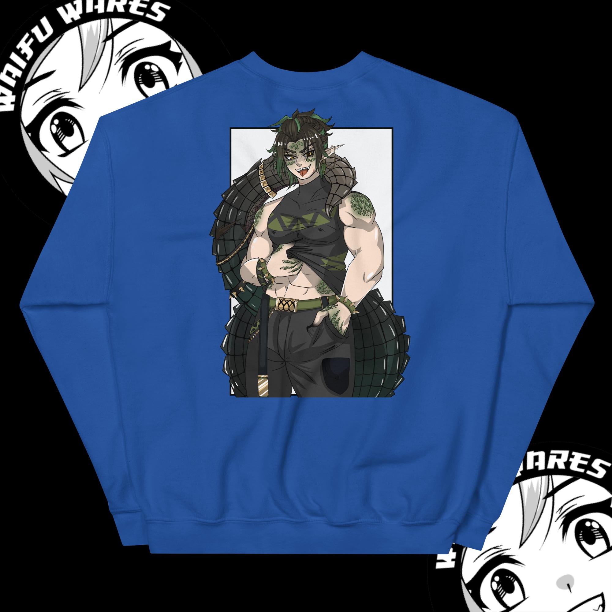 Waifu Wares Ivo Deinosuchus Unisex Sweatshirt