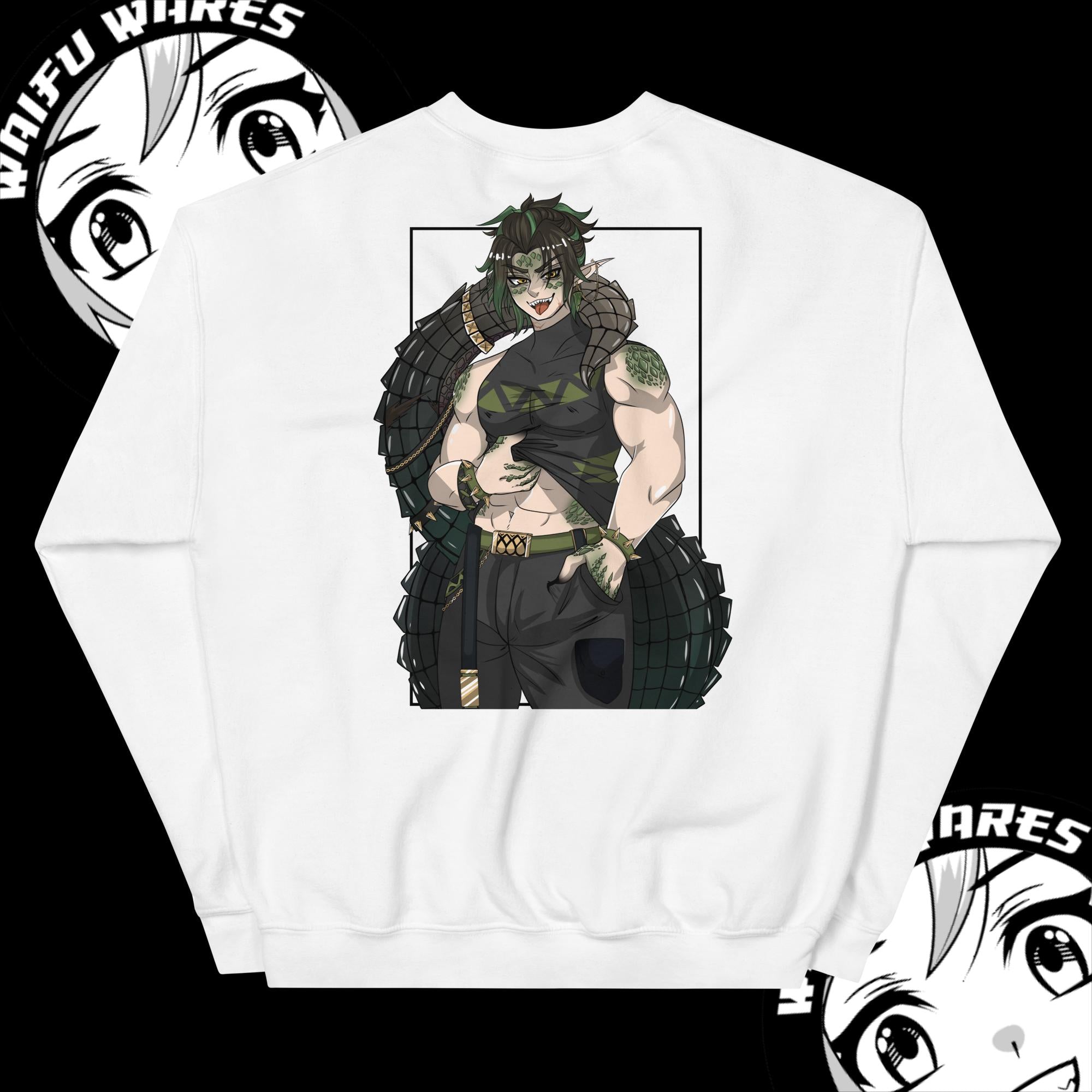 Waifu Wares Ivo Deinosuchus Unisex Sweatshirt