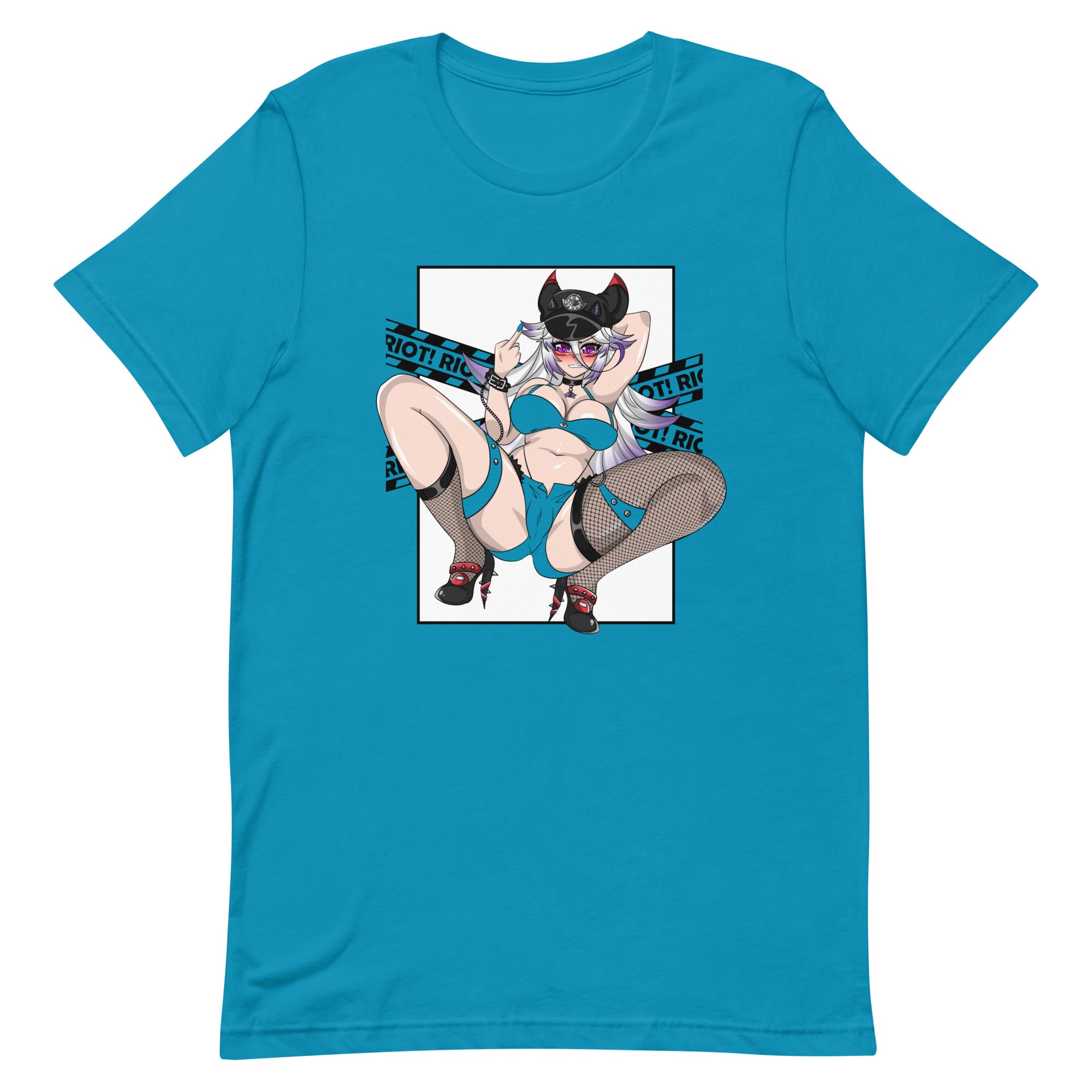 Waifu Wares Content Creator Raya Riot Unisex t-shirt (Transparent)