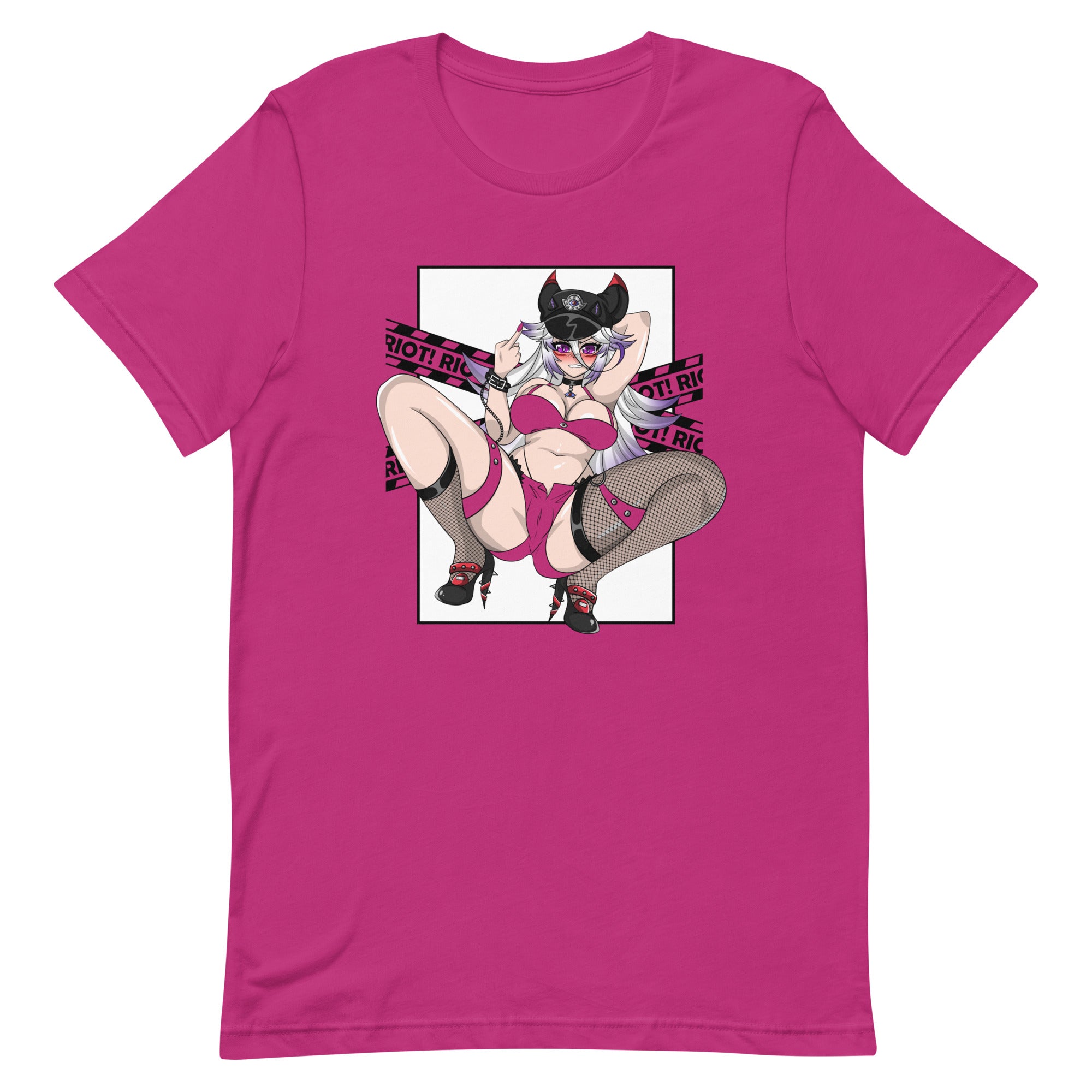 Waifu Wares Content Creator Raya Riot Unisex t-shirt (Transparent)
