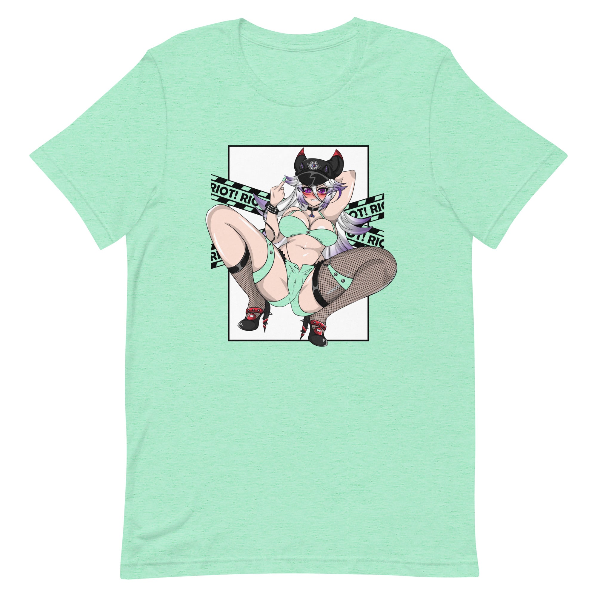 Waifu Wares Content Creator Raya Riot Unisex t-shirt (Transparent)