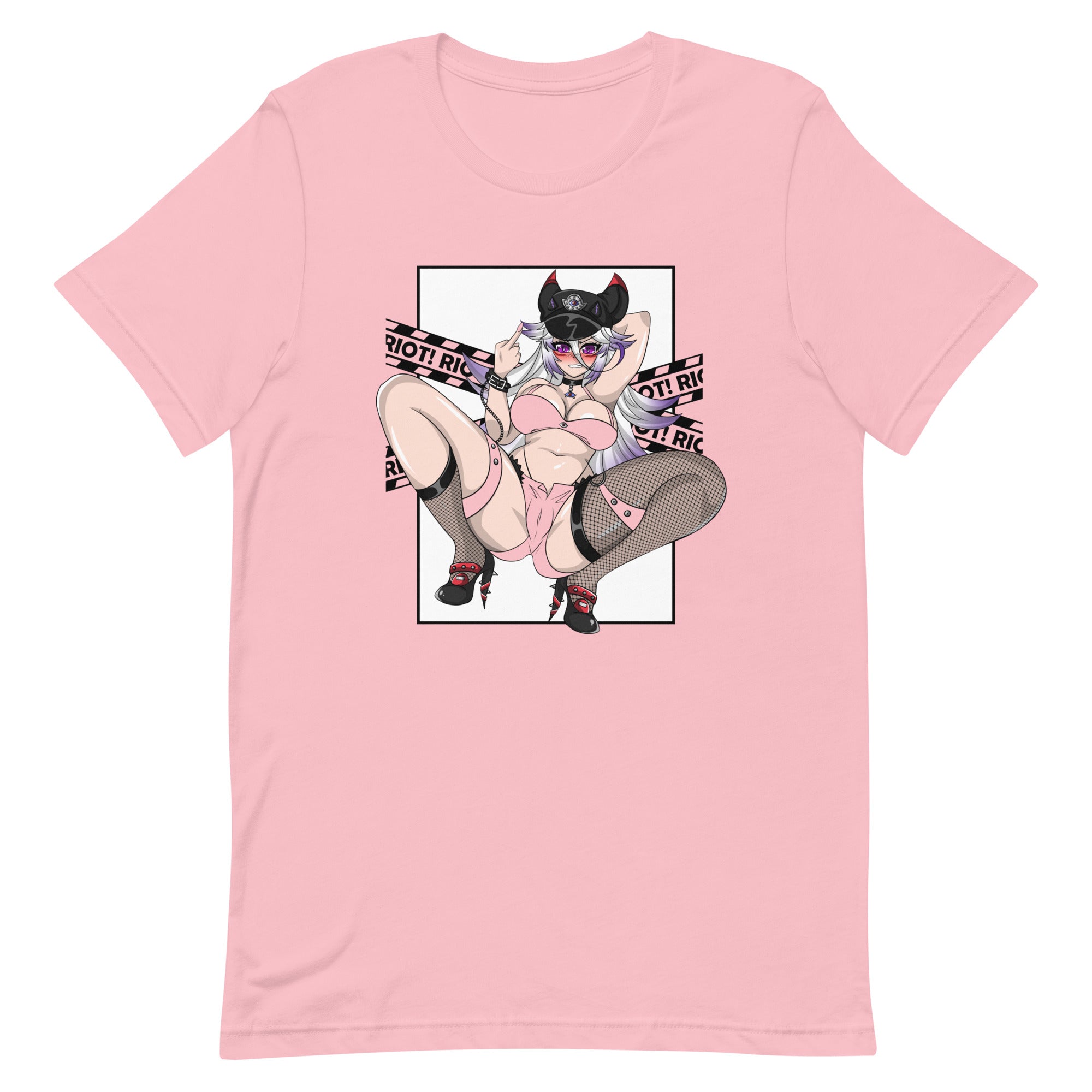 Waifu Wares Content Creator Raya Riot Unisex t-shirt (Transparent)