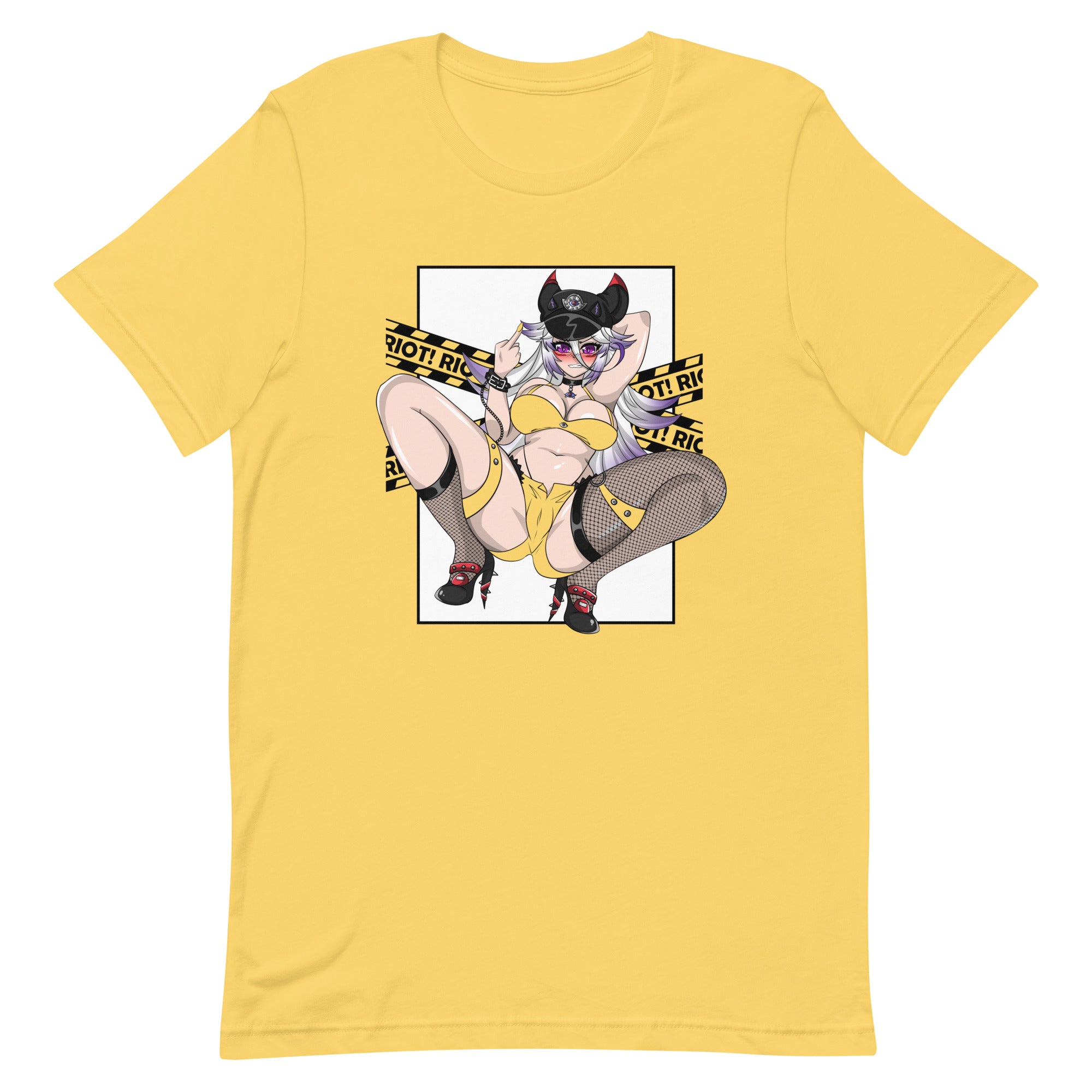 Waifu Wares Content Creator Raya Riot Unisex t-shirt (Transparent)