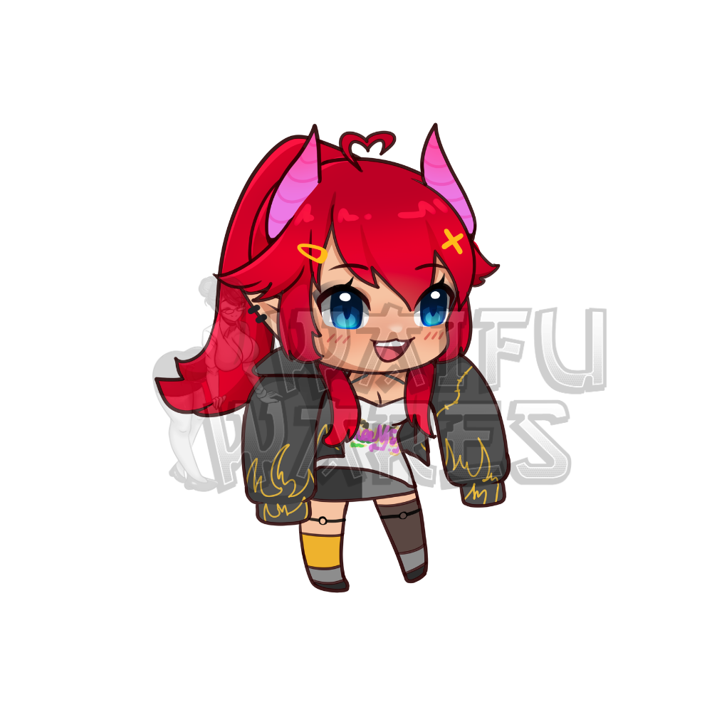 X_queenfire_x Keychain (3")