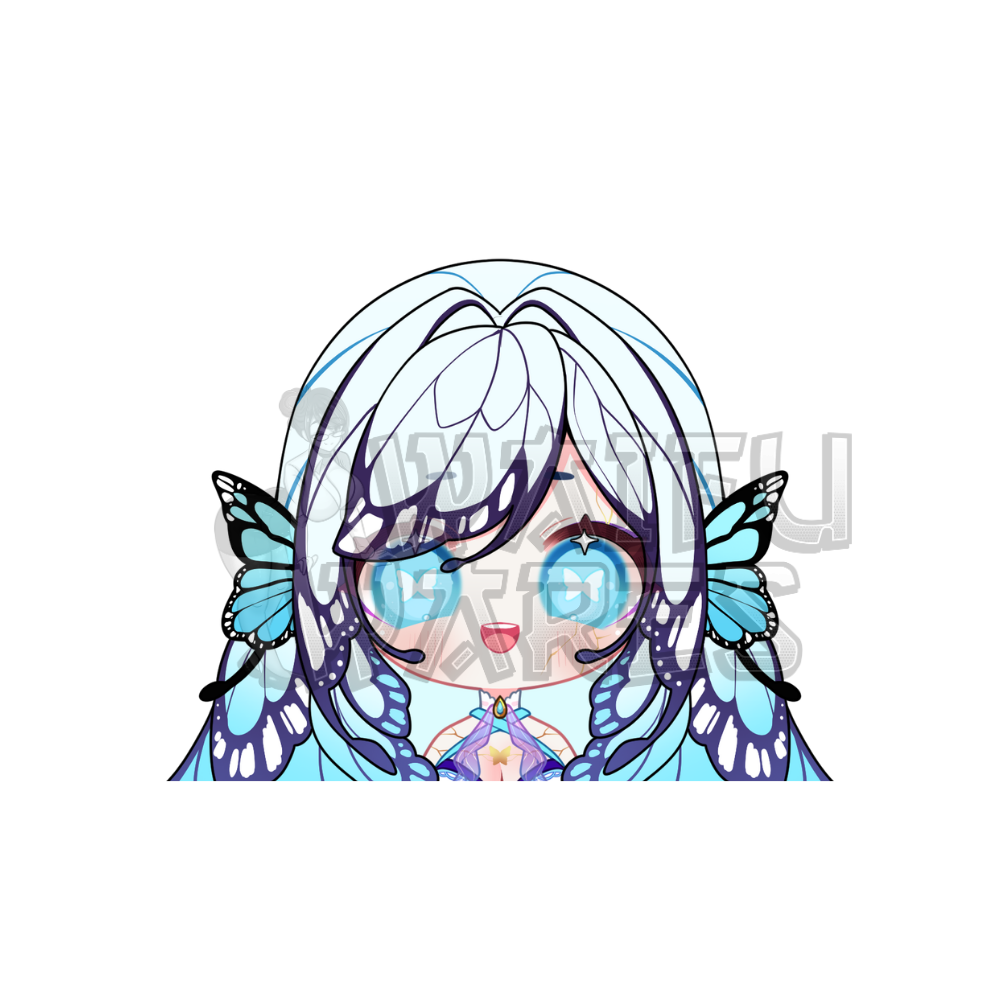 NaraChouchou Peeper Sticker (6inch)