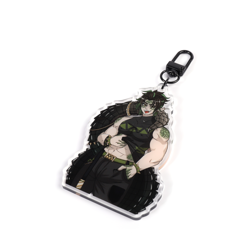 Croc Acrylic Key Chain