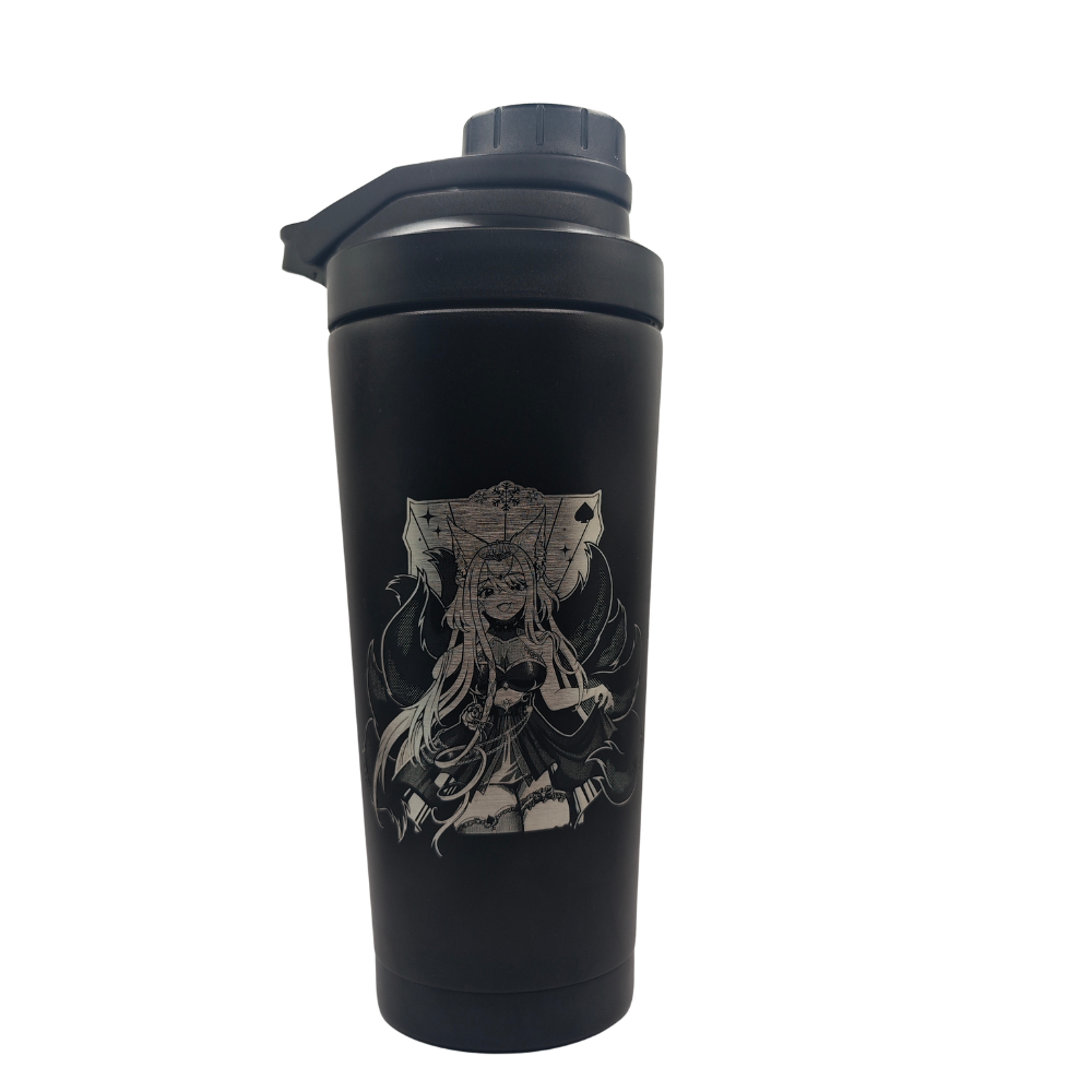Waifu Wares Aisha Evamarie Spades Metal Shaker