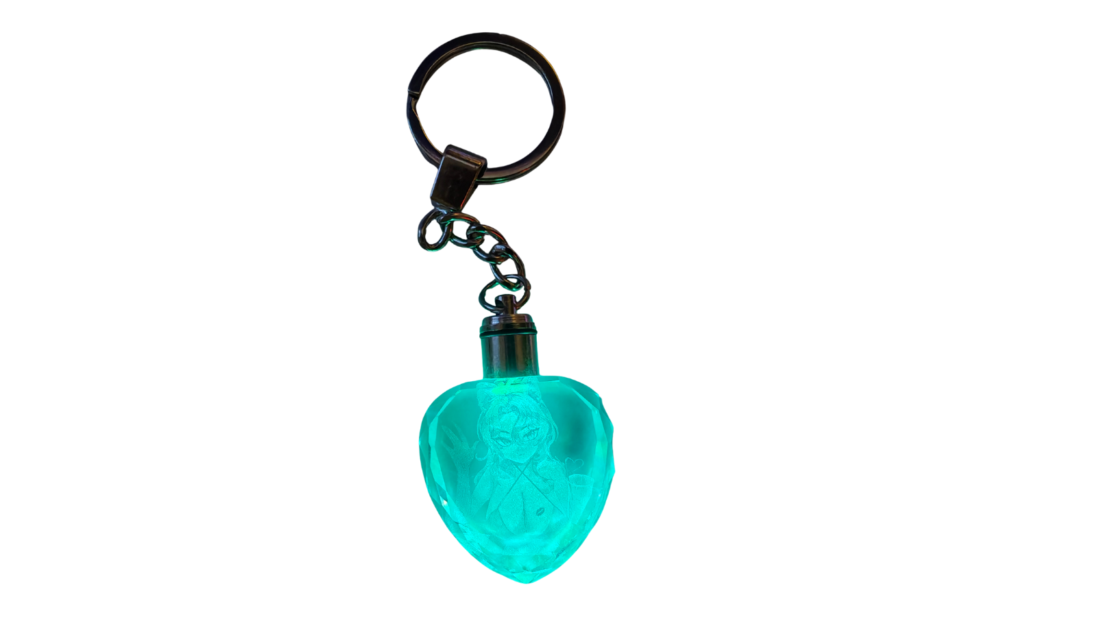 Emsprashu Oshi Crystal LED Keychain