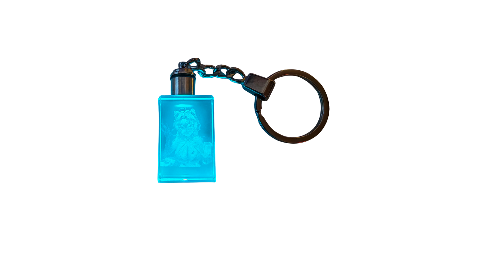 Emsprashu Oshi Crystal LED Keychain