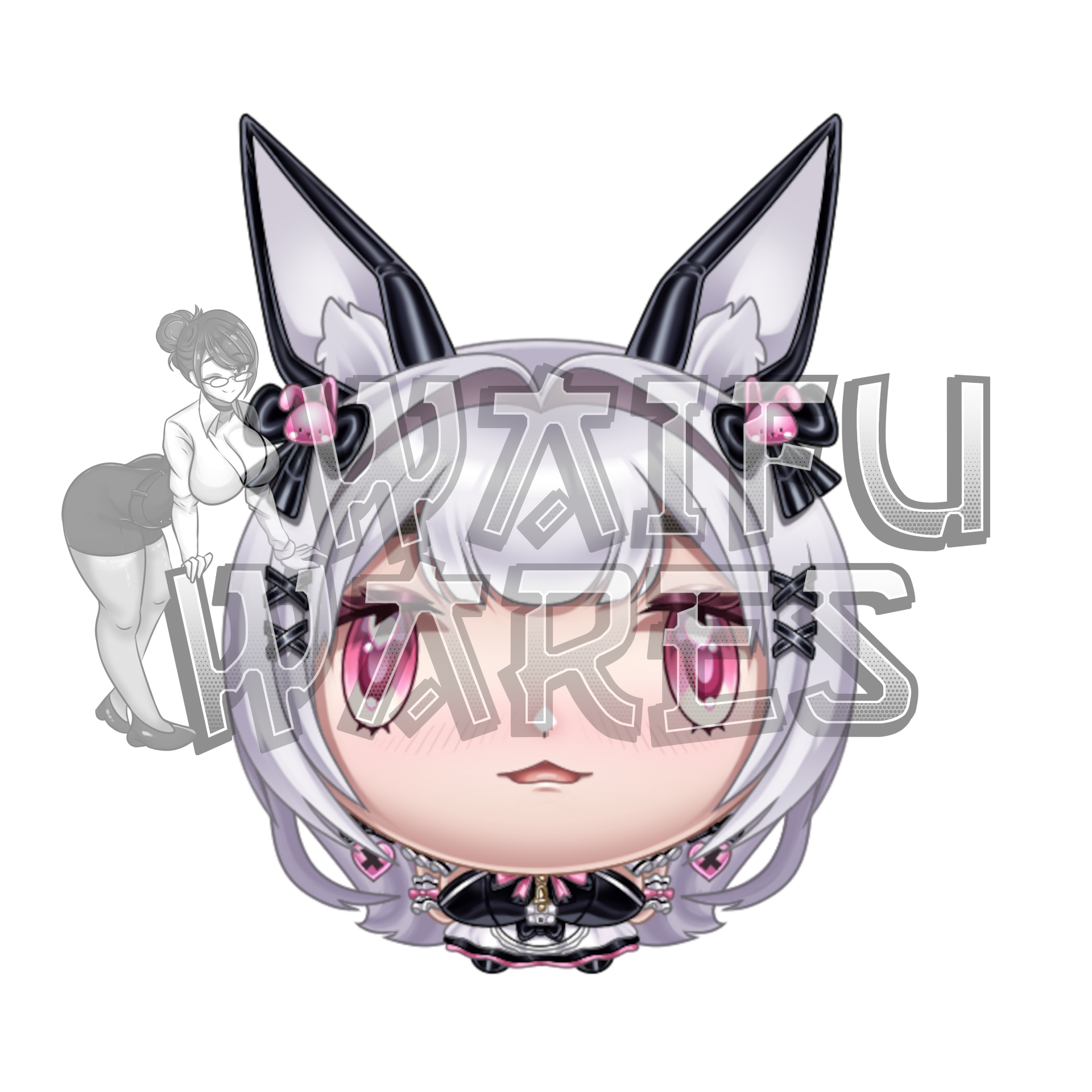 Brunch Bunny Keychain (3") (Pre-order)