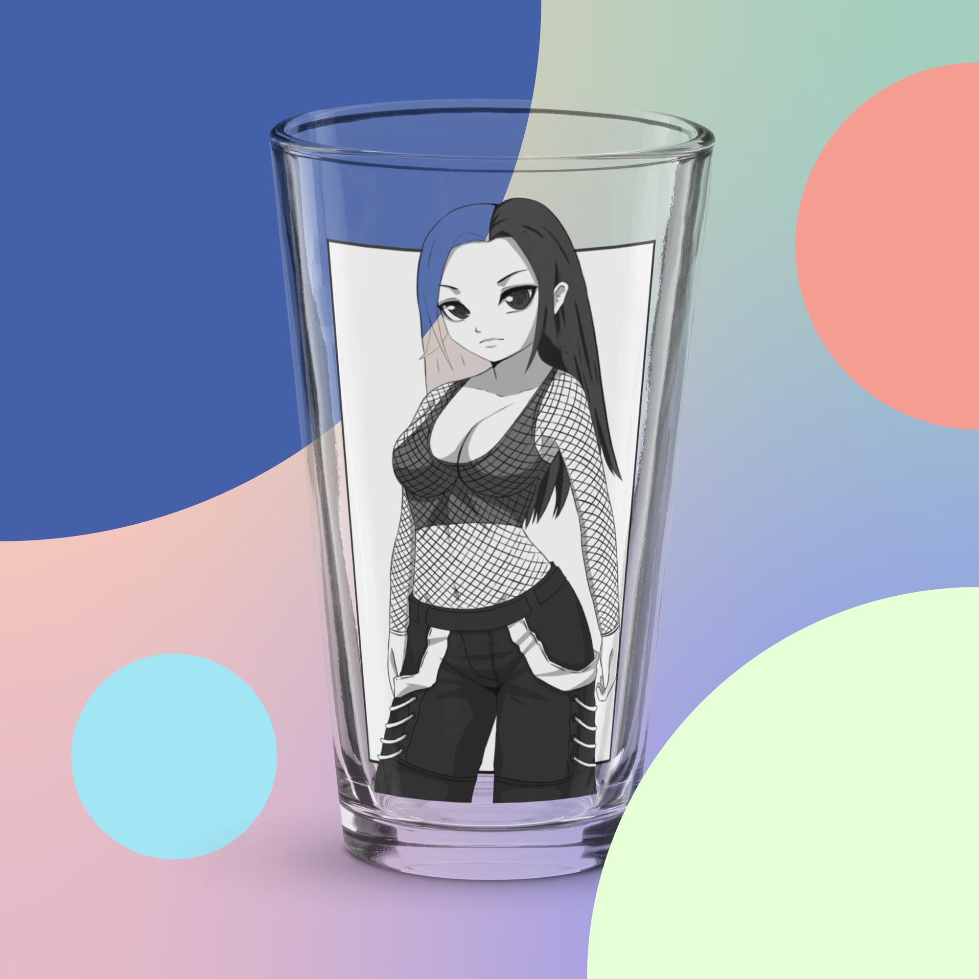 Waifu Wares Content Creator Whit3crayon - Giltine Pint Glass