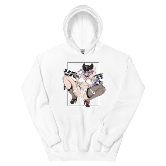 Waifu Wares Content Creator Raya Riot Unisex Hoodie (Transparent)