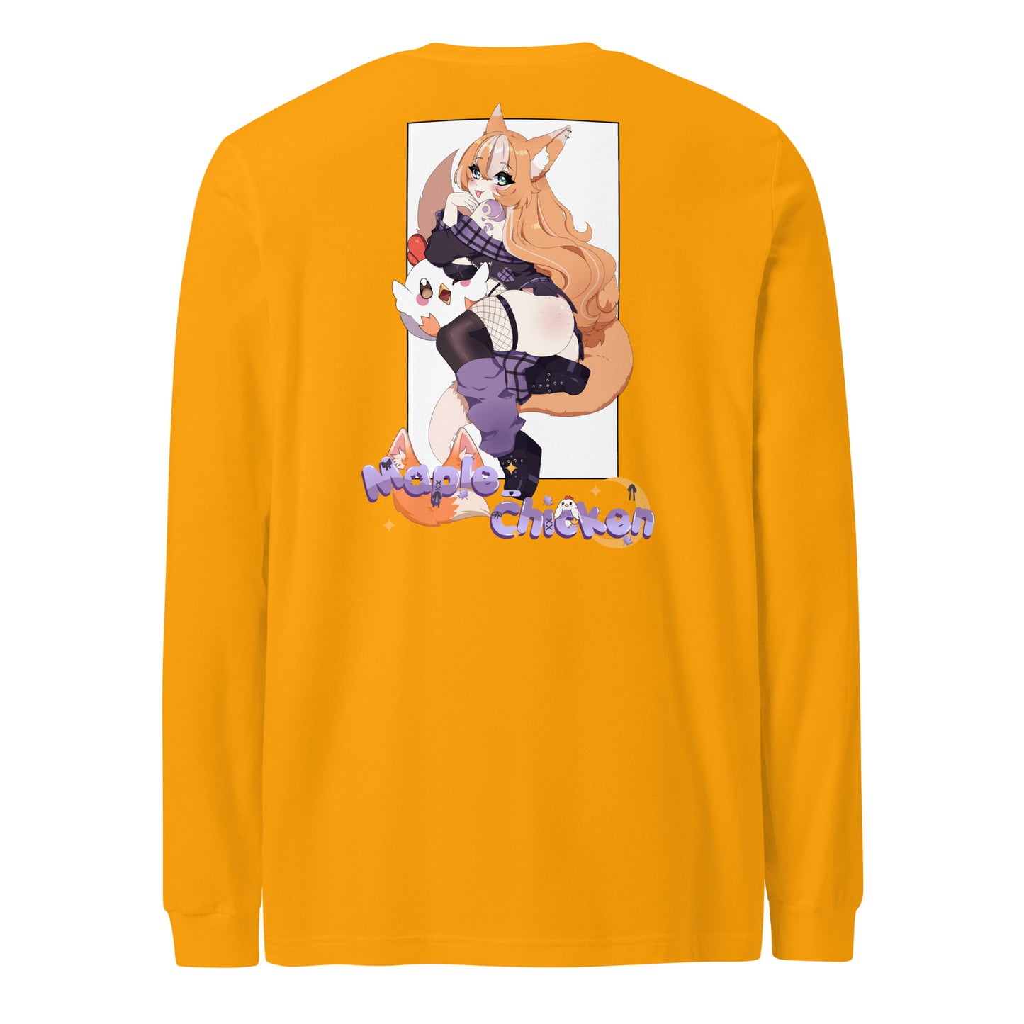 Waifu Wares Maple Chicken Unisex Long Sleeve Tee