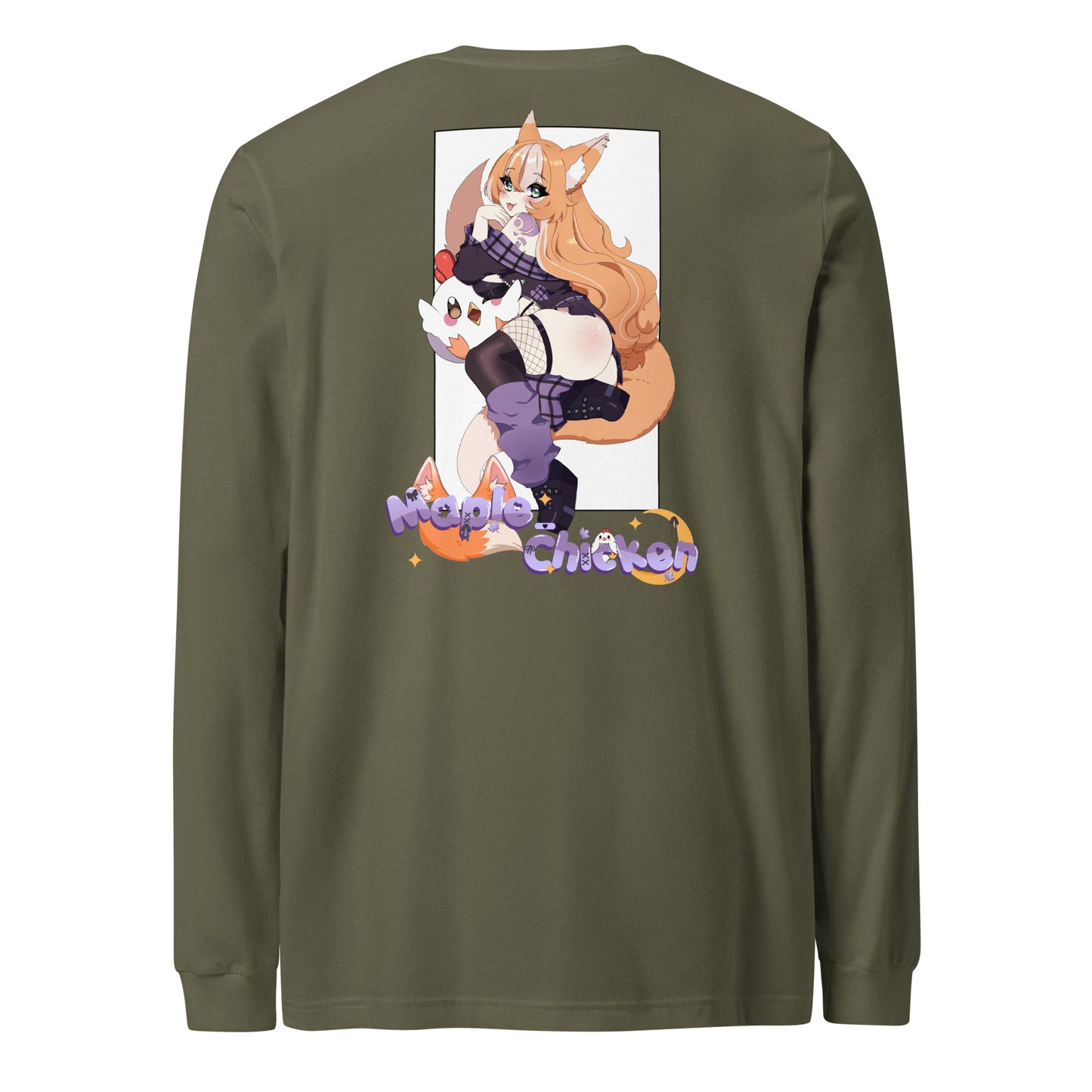 Waifu Wares Maple Chicken Unisex Long Sleeve Tee