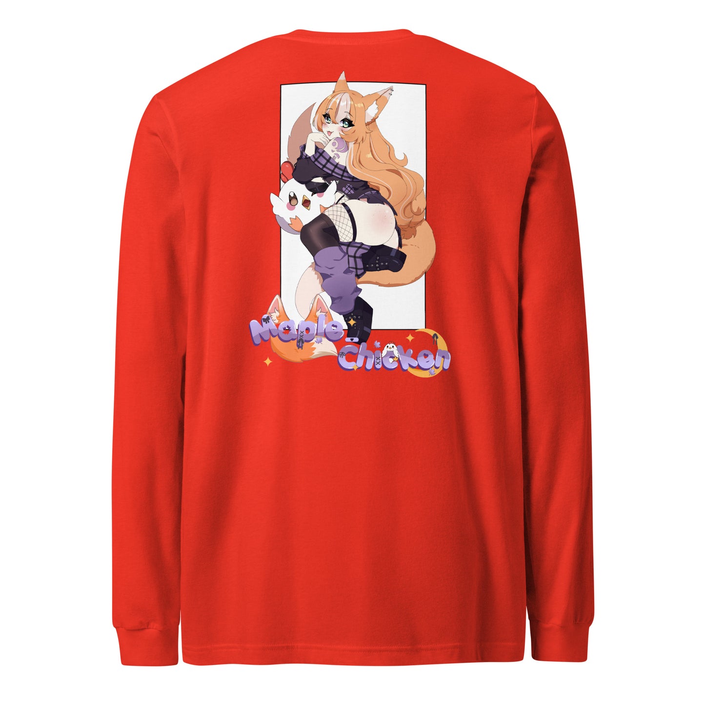 Waifu Wares Maple Chicken Unisex Long Sleeve Tee