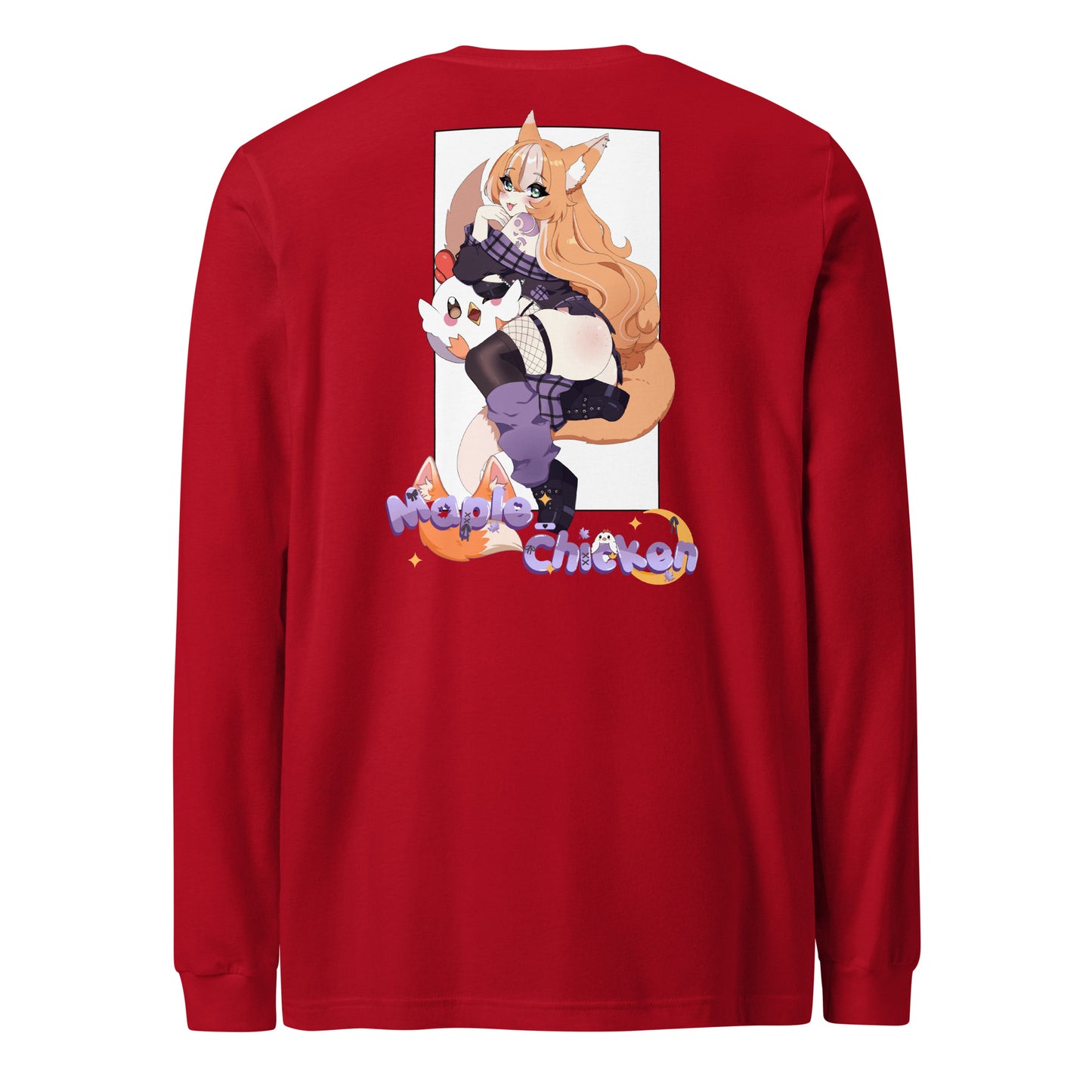 Waifu Wares Maple Chicken Unisex Long Sleeve Tee