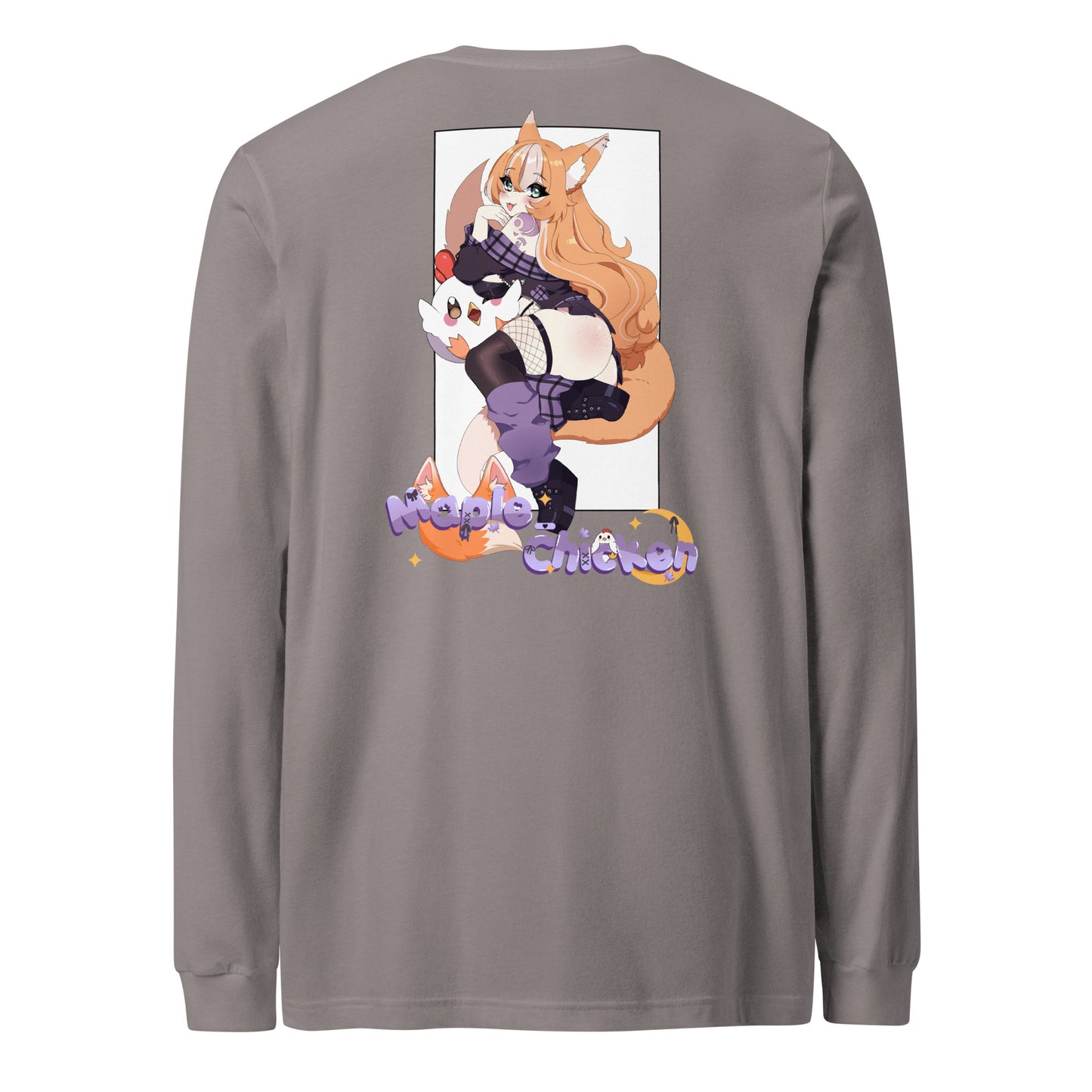 Waifu Wares Maple Chicken Unisex Long Sleeve Tee