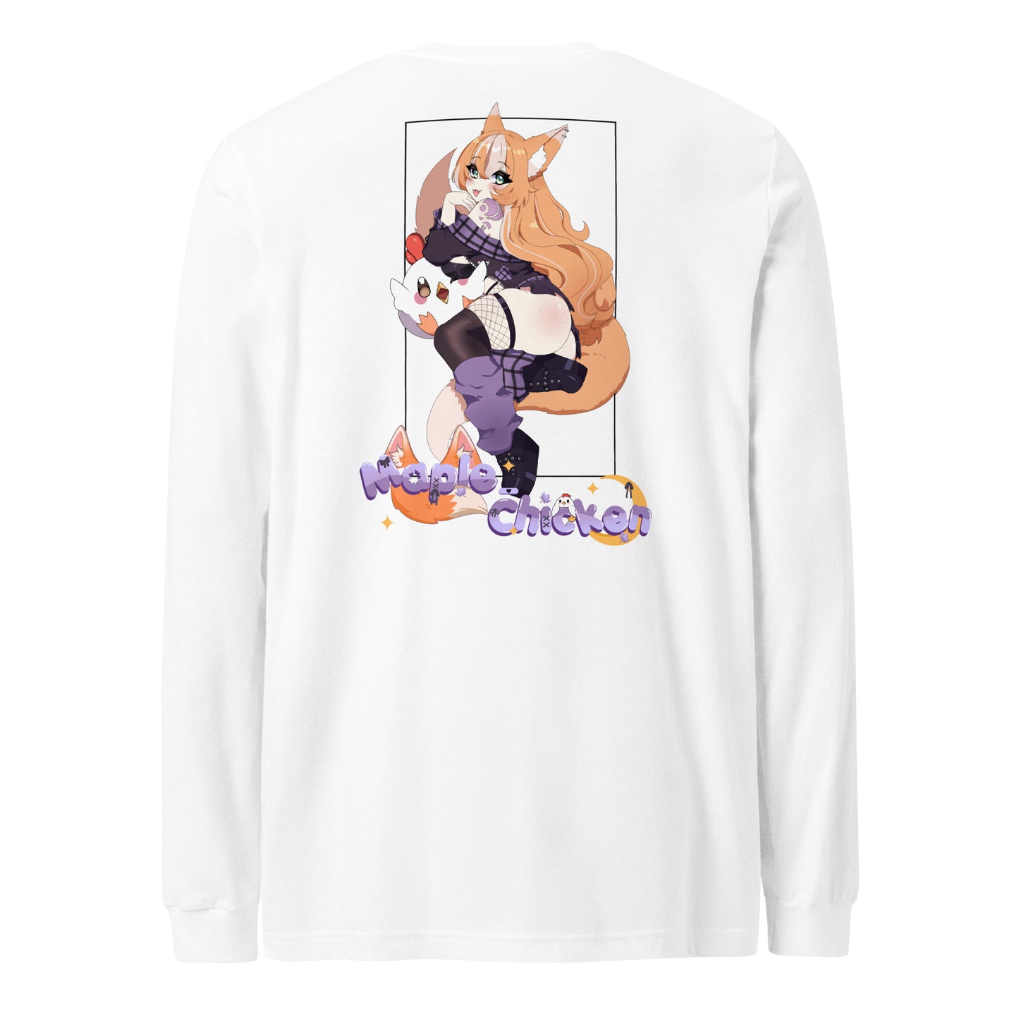 Waifu Wares Maple Chicken Unisex Long Sleeve Tee