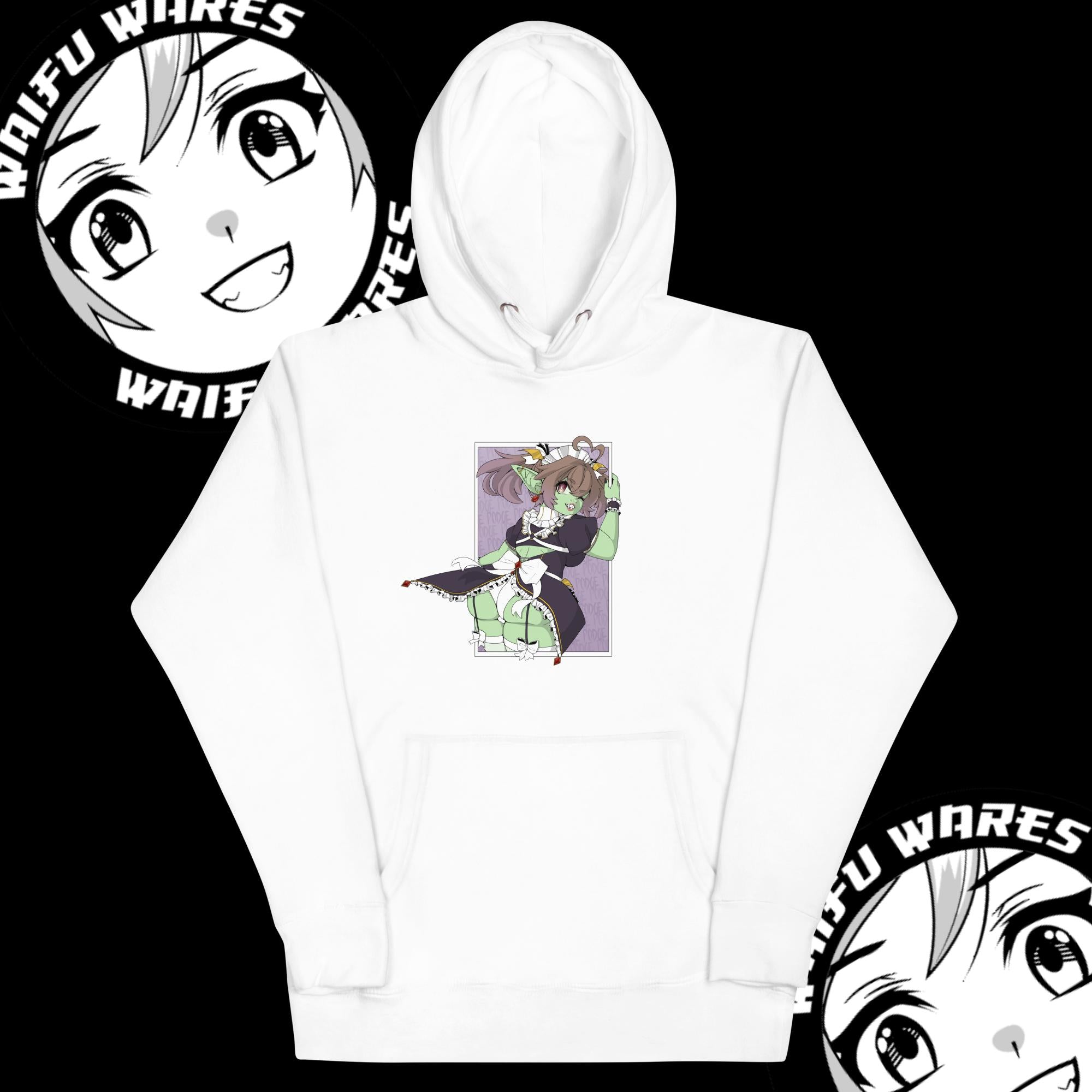 Waifu Wares Podgekinn Cotton Heritage Unisex Hoodie (Transparent)