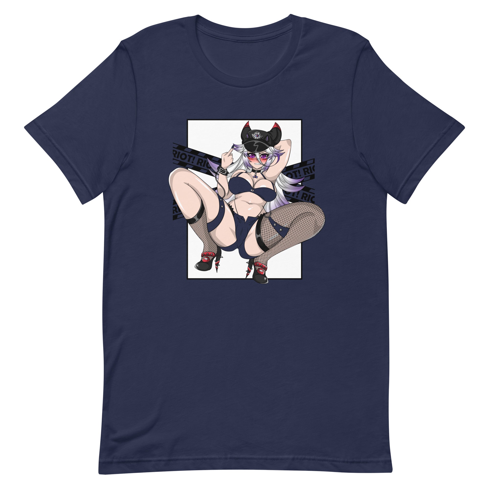 Waifu Wares Content Creator Raya Riot Unisex t-shirt (Transparent)