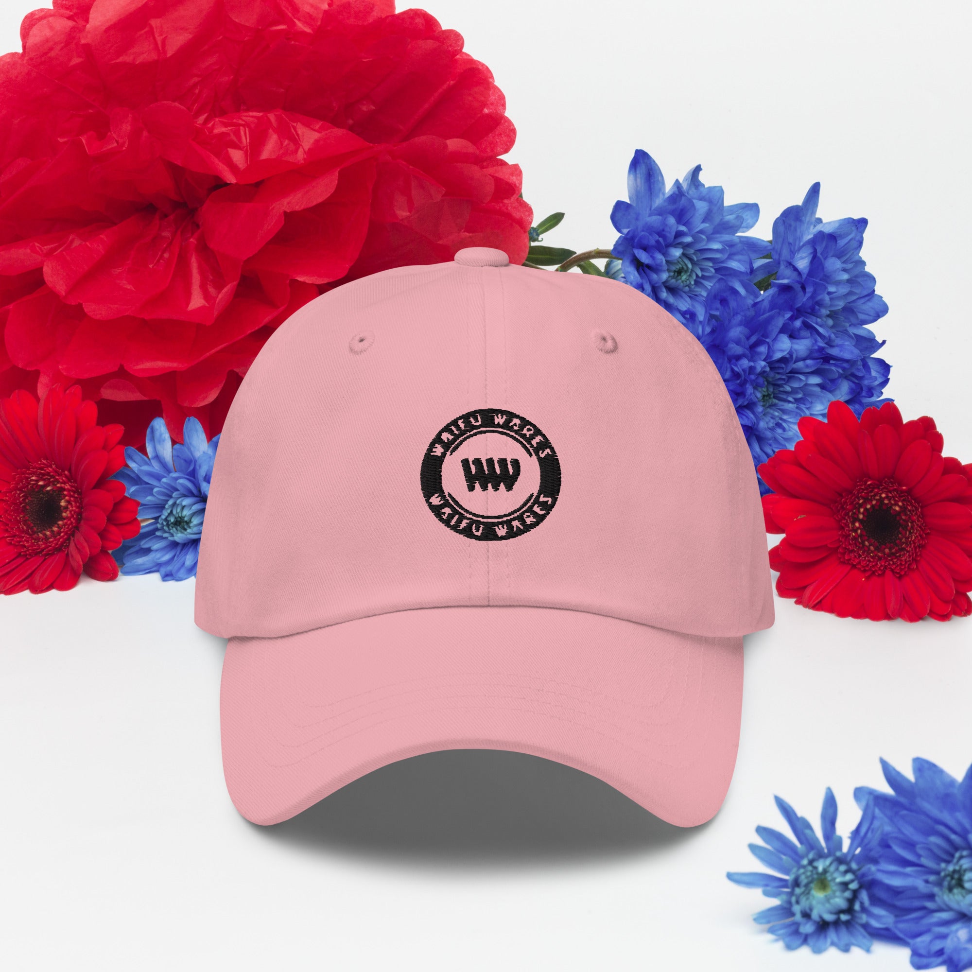 Waifu Wares Cap (Black & White Logo)